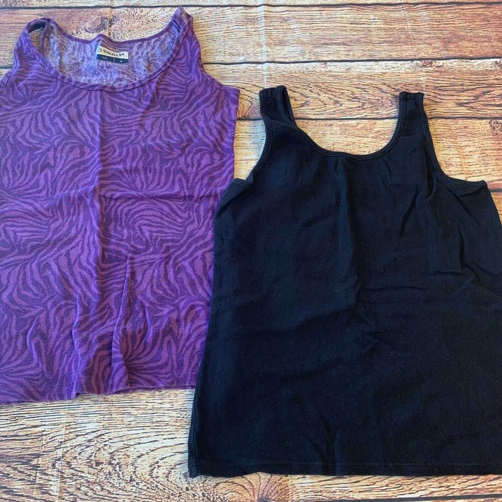 Magellan Tank Bundle Size Small Women's Animal Purple Black